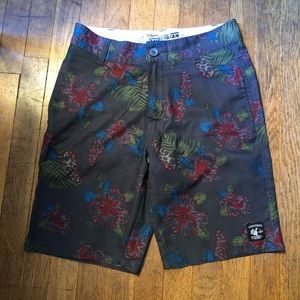 Vans floral shorts